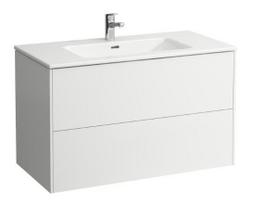 Spintelė su praustuvu Laufen Pro S 100x50 cm, balta blizgi H8649622611041