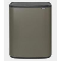 Brabantia šiukšlių dėžė Bo Touch Hi, 60 L, Platinum, 223068