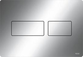 Metalinė vandens nuleidimo plokštelė dviejų vandens nuplovimo kiekių technologijai TECEsolid, chromas 9240431