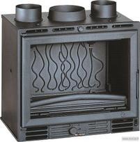 Ketinis židinio įdėklas Invicta 600 TURBO, su ventiliatoriumi