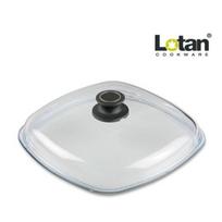 Keptuvės dangtis Lotan stiklinis, keturkampis 28cm, LOT-E28