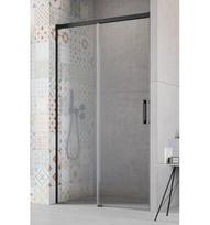 Dušo durys į nišą Radaway Idea Black DWJ 150 cm, juodas profilis, kairinės 3870195401L