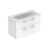 Spintelė su praustuvu Geberit Selnova SQ 100 cm, balta 501244001