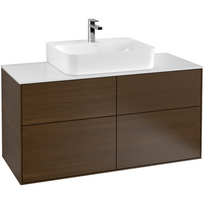Spintelė praustuvui Villeroy & Boch Finion 120 cm, riešuto sp. F13100GN