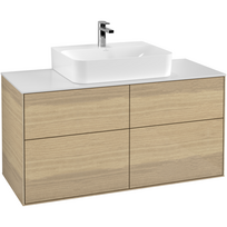 Spintelė praustuvui Villeroy & Boch Finion 120 cm, ąžuolo sp. F13100PC