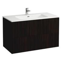 Spintelė su praustuvu Laufen Pro S 100 cm, tamsi guoba H8649622631041