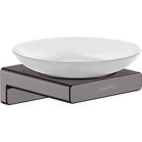 Sieninis muilo laikiklis AddStoris, brushed black chrome 41746340