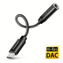 ADAPTER USB-C TO AUDIO 3.5MM/DAC 0.1M ADA-HC AXAGON