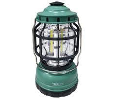 LED Pritemdoma nešiojama stovyklavimo lempa 3xLED/3W/3xAA IPX4 žalia