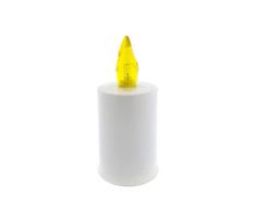 LED Žvakė LED/2xAA šiltai balta 10,8 cm balta