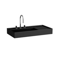Praustuvas Laufen Kartell by Laufen 90 cm, juodas blizgus