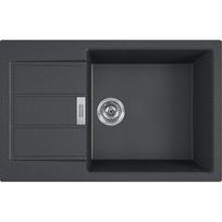 Plautuvė Franke S2D 611-78 XL, užkemšamas ventilis, carbon 1430590228