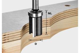 Sulyginimo freza Festool 19 mm su guoliu