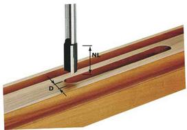 Griovelių freza su galiniais ašmenimis Festool; 22 mm; 20/60 mm
