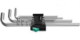 Šešiakampių raktų rinkinys Wera Hex-Plus 950 L/9 SM N; 1,5-10 mm