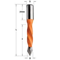 Grąžtas medienai CMT; S=10 mm; D=7 mm; I=40 mm
