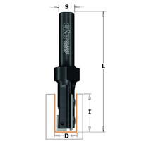 Tiesi pirštinė freza CMT; S=12 mm; D=16 mm
