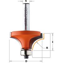 Apvalinimo freza CMT; S=6 mm; D=38,1 mm; su guoliu