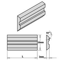 Obliavimo peiliai CMT 795.130.16; 130x16x3 mm; 2 vnt.