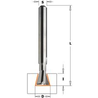 Galinė-dygių freza CMT; S=1/4''; D=7,9 mm