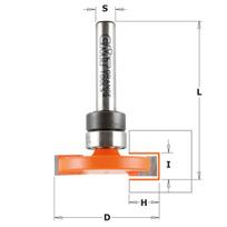 Diskinė griovelių freza CMT 822.023.11B; 6,35/31,75 mm; su guoliu