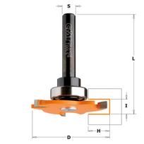 Diskinė griovelių freza CMT 823.340.11B; 4/47,6 mm; su guoliu