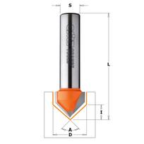 V formos griovelių freza CMT; S=8 mm; D=38 mm