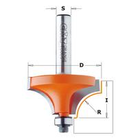 Apvalinimo freza CMT; S=8 mm; D=15,9 mm; su guoliu