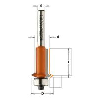 V formos griovelių freza CMT; S=12 mm; D=12,7 mm
