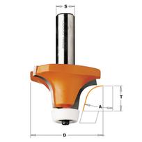 Apvalinimo freza CMT; S=12 mm; D=50,8 mm su guoliu