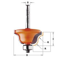 Profilinė freza CMT 940.270.11; 28,7/11,5 mm; su guoliu