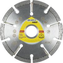 Deimantinis pjovimo diskas Klingspor DN 600 U Supra; 115x10x22,23 mm