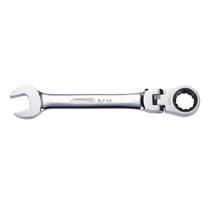 Kombinuotas raktas su terkšle KS Tools Gear+; 13 mm