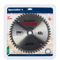 Pjovimo diskas medienai Specialist Wood; 200x1,4x30/20/16 mm; Z48