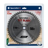 Pjovimo diskas medienai Specialist Wood; 230x1,6x30/20/16 mm; Z56