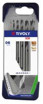 Grąžtų komplektas medienai Tivoly Clipster PRO; 2-8 mm; 6 vnt.