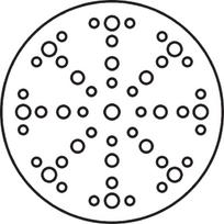 Šlifavimo popierius Klingspor PS 33 BK; GLS74; 150 mm; P150; 100 vnt.