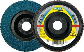 Vėduoklinis šlifavimo diskas Klingspor 321656; 125x22,23 mm; G60; 10 vnt.