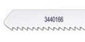 Pjūkleliai siaurapjūkliui Virutex 3440166; 105 mm; 2 mm; 5 vnt.
