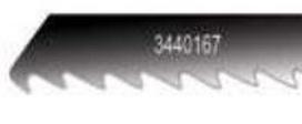 Pjūkleliai siaurapjūkliui Virutex 3440167; 105 mm; 4 mm; 5 vnt.