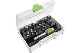 Sukimo antgalių komplektas Festool SYS3 XXS CE-MX BHS 60; 15 vnt. + laikiklis