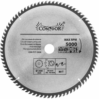 Pjovimo diskai Condor CON-TCT-3008; 300 mm; Z80