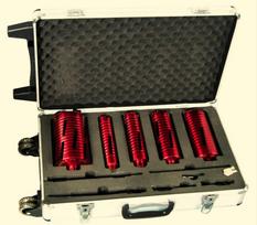 Gręžimo karūnų rinkinys Cedima 50012614; 57/72/82/112/132 mm; 5 vnt.