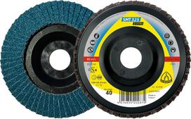 Vėduoklinis šlifavimo diskas Klingspor 321662; 125x22,23 mm; G60; 10 vnt.