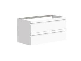 Apatinė spintelė Kame Terra 100 cm, balta blizgi BU/10-3DR/D1F2