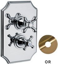 Potinkinis termostatinis maišytuvas voniai/dušui Bongio Axel, blizgaus aukso spalvos, 15544OR00