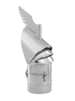 Atveriamas besisukantis gaubtas kaminui Rotowent Dragon RO200CH-DR-B