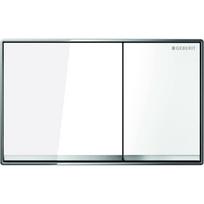 Vandens nuleidimo mygtukas Geberit Omega 60, baltas stiklas 115081SI1