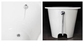 Chromuotas sifonas PAA vonioms Vario, Vario Long, Vario Round