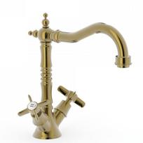 Maišytuvas praustuvui Tres Classic 25,6 cm Sendintas žalvaris